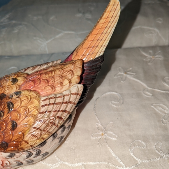 Fitz and Floyd Game Birds lidded trinket box. - Picture 4 of 7